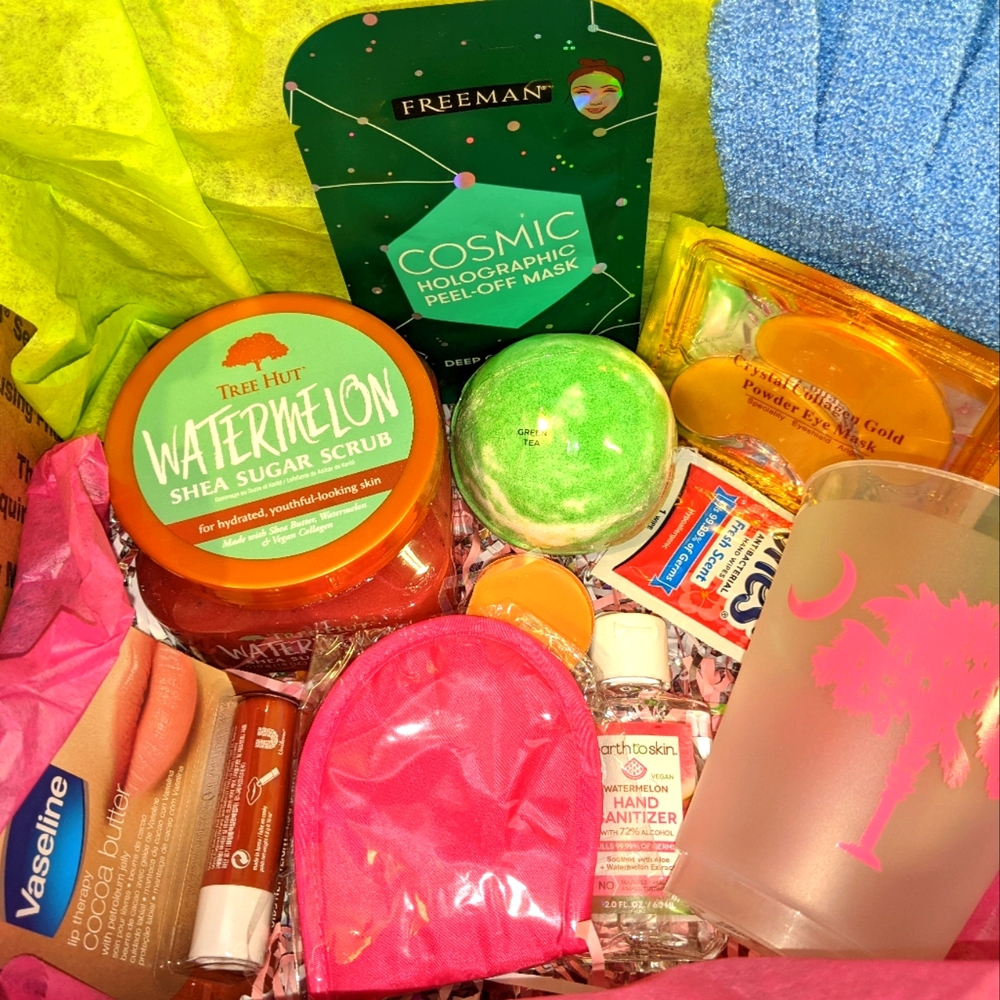 Treehut Watermelon Scrub Self Care Box